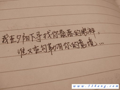 杨青丝写给你的话